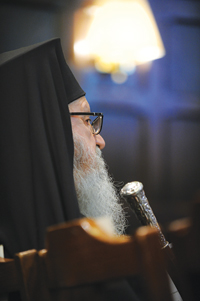 Archbishop Demetrios, primate of the Greek Orthodox Church in America, was one of several special guests in attendance. Photo by Chris Taggart