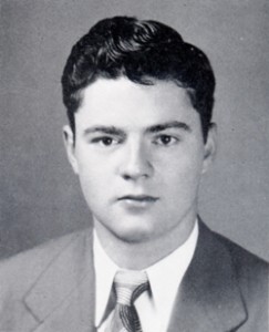 Walsh as pictured in his 1951 yearbook photo.