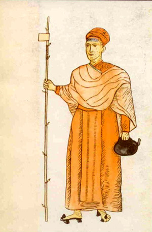 Roberto de Nobili, as sketched by his Jesuit colleague Balthsar da Costa.