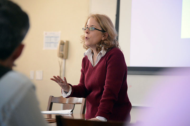 The most important question for graduate students to ask themselves is, "What do I really want?" said Lexi Lord, PhD, at a GSAS Futures event on March 24. Photo by Joanna Mercuri