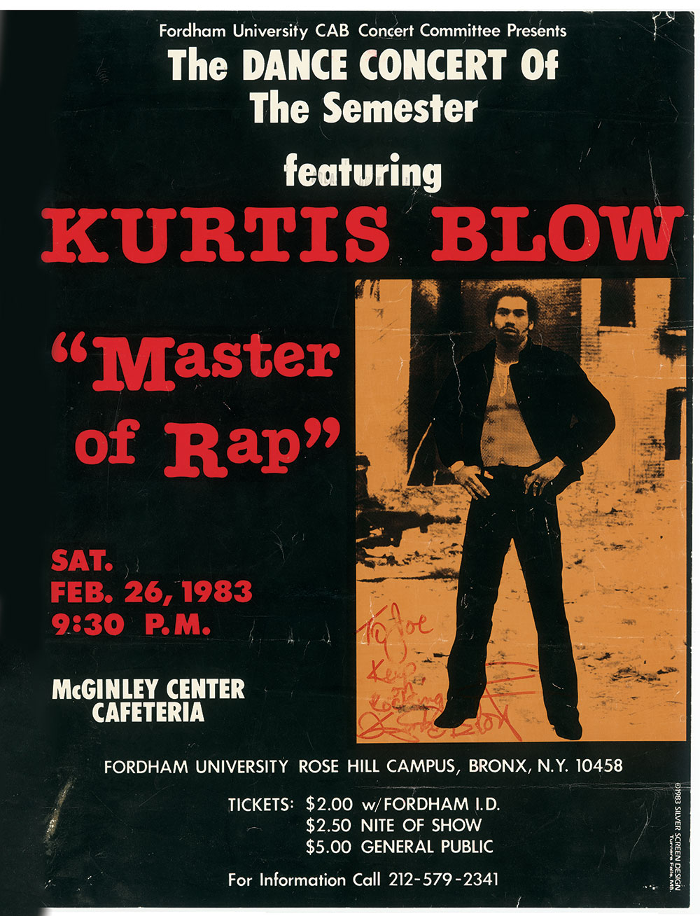 Kurtis Blow Autograph | signed programmes / books