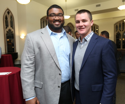 Fordham Gents Mentoring Event at Rose Hill, Feb. 8, 2016 Photo by Bruce Gilbert