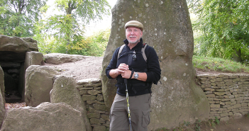Ed Blount, FCRH '69, hiking the Ridgeway Trail