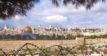 This is a photograph of the city of Jerusalem, which has been at the center of the Israeli–Palestinian conflict.