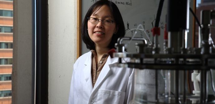 Jin Kim Montclare, Ph.D., graduated from Fordham with a B.S. in Chemistry in 1997.