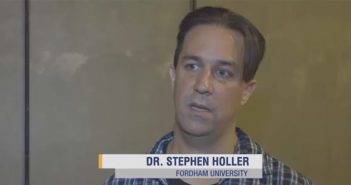 Physics professor Stephen Holler