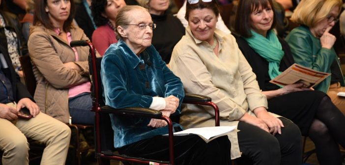 Poet Marie Ponsot on Oct. 20, 2017