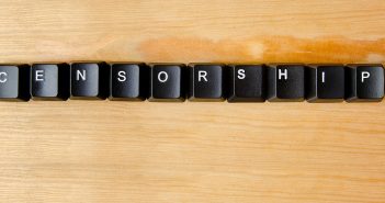 censorship spelled out in keyboard pieces