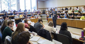 a class at Harvard Law School