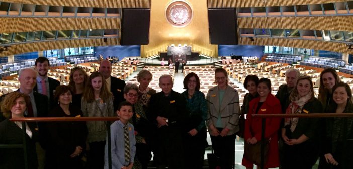 Alumni Group at the United Nations General Assembly Hall