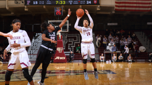 Women’s Basketball Uses Second-Half Surge to Race Past Harvard in WNIT Opener