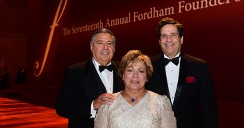 John and Barbara Costantino with Law Dean Matthew Diller
