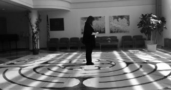 A labyrinth exercise helps caregivers at the Cleveland Clinic reflect on patients' experiences.