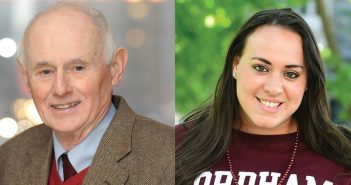 This year's honored alumni leaders. Left: Dennis Kenny; Right: Morgan Vazquez