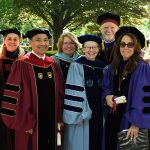 Fordham's deans in their academic robes