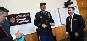 Medal of Honor Recipient Speaks at a Fordham Fireside Chat