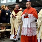 Archbishop Jaime Lucas Cardinal Ortega y Alamino celebrates mass at Fordham in 2015.
