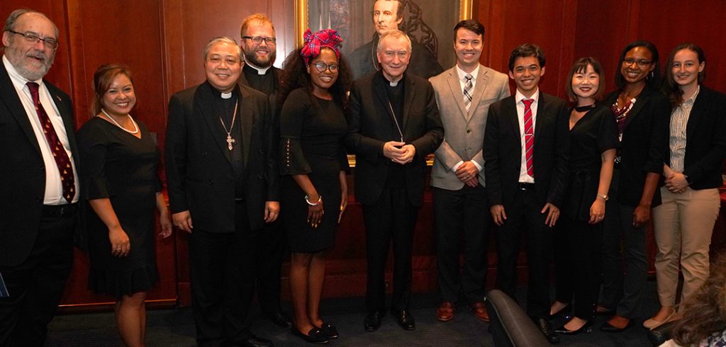 IPED Students with the cardinal