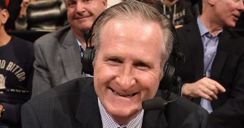 Jack Armstrong, FCLC ’86, GSAS ’88, is the color commentator for the Toronto Raptors.
