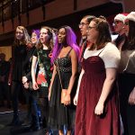 Singers at the President's Club Christmas Reception 2019