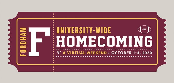 University wide Homecoming, Virtual Weekend. October 1-4