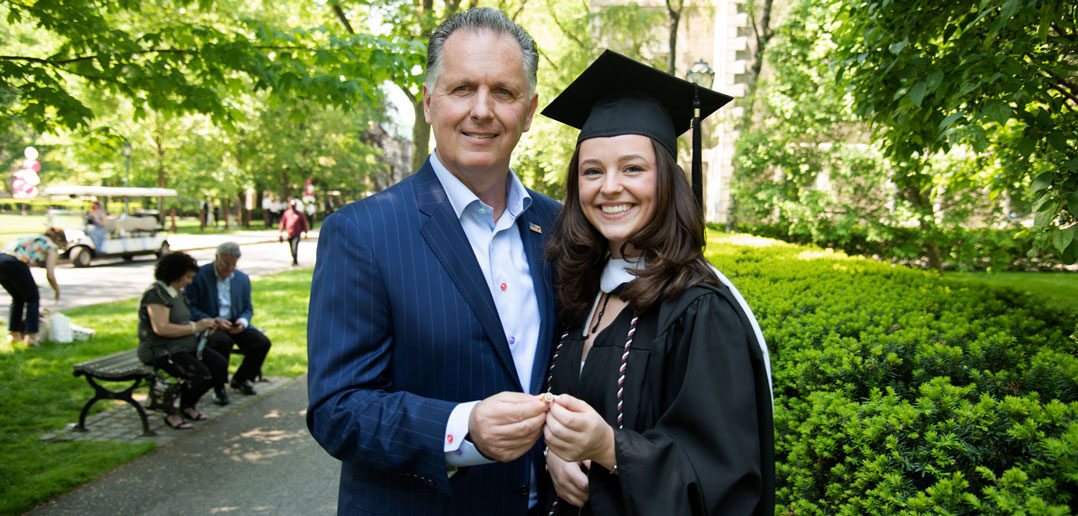 A Long Cherished Fordham Ring Finds A New Home On Graduation Day