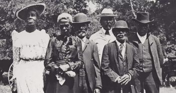 An early celebration of Juneteenth in 1900 at Eastwoods Park in Austin, Texas