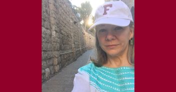 Sally Benner in Old City Jerusalem