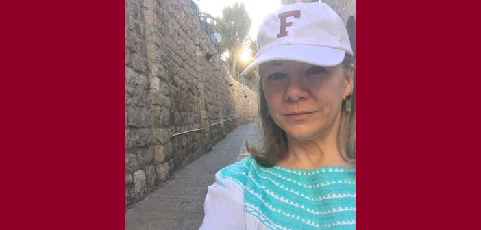 Sally Benner in Old City Jerusalem