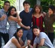 Seven students from Kundiman pose together in a group photo