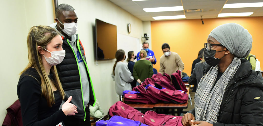 Fordham Teams Up with New York Giants, Local Partners to Help Families Impacted by Bronx Fire