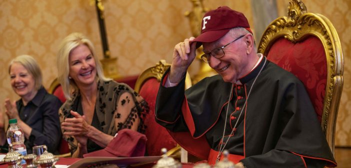 Vatican’s Secretary of State Proposes Partnership Between Fordham and Rome School