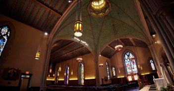 Interior of the University Church on Fordham's Rose Hill Campus