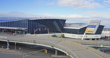 View of the outside of Terminal 1 at the John F. Kennedy International Airport (JFK)