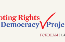 Voting Rights & Democracy Project, image in text