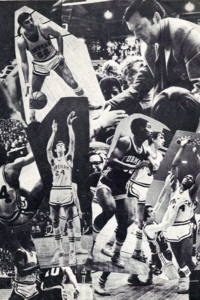 A collage of photos from the 1970-71 season.