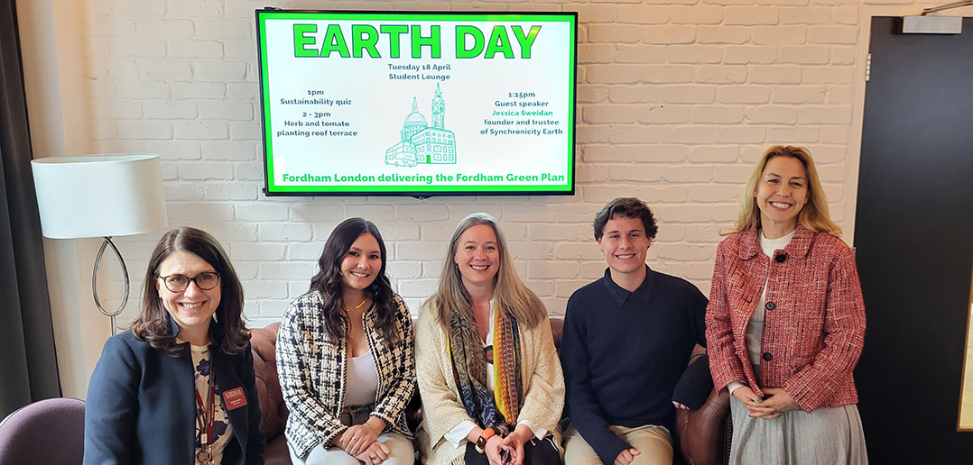 Fordham London Celebrates Earth Day