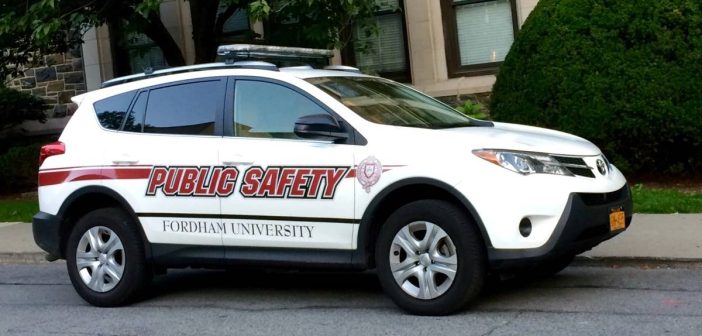 Fordham University Public Safety Vehicle