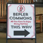 sign pointing to Bepler Commons