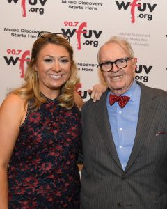 Sara Kugel and Charles Osgood at On the Record in 2019.