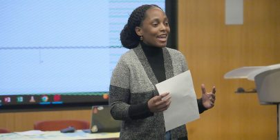 Grad Students Learn Finer Points of Public Speaking
