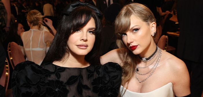 Lana Del Rey and Taylor Swift at the Grammy Awards on Feb. 4 in Los Angeles. Photo by Kevin Mazur/Getty Images