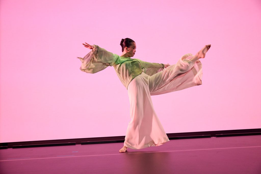 Abby Joy Nguyen dancing on stage