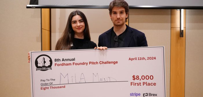 Pitch Challenge Winners Revealed by Fordham Foundry